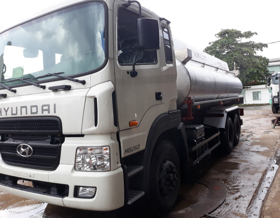 Đóng Mới Xe Bồn Trọn Gói HYUNHDAI HD 320  bồn 22 khối 5 ngăn
