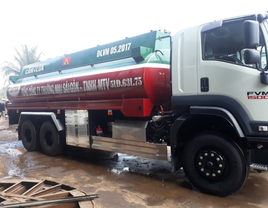 Đóng Mới Xe Bồn Trọn Gói ISUZU 20 Khối