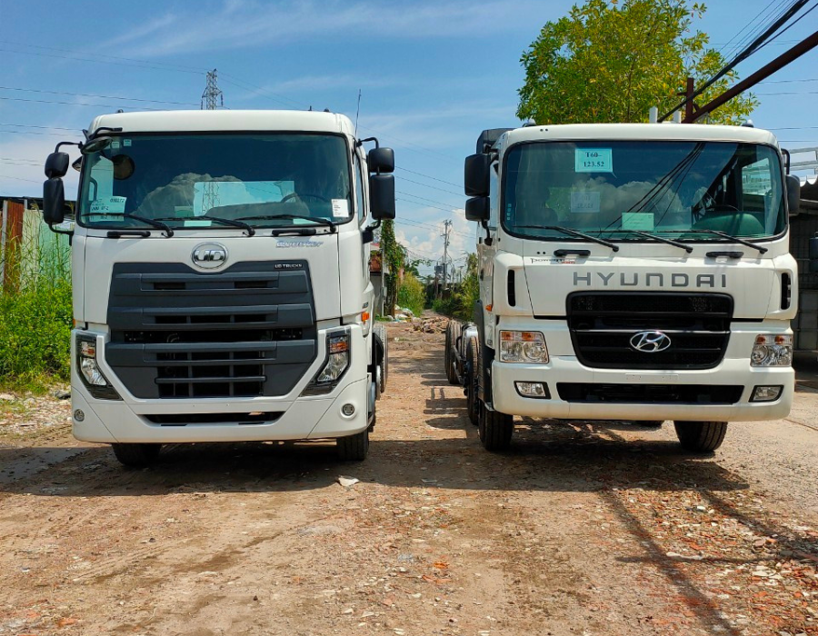 Đóng Mới Xe Bồn Trọn Gói UD 4 chân 23 khối