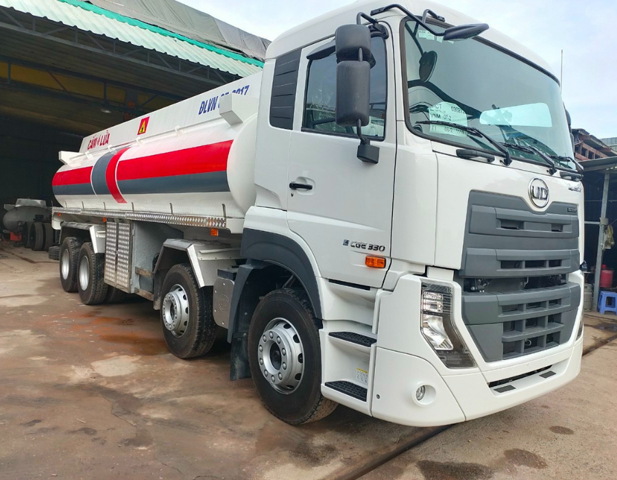 Đóng Mới Xe Bồn Trọn Gói UD 4 chân 23 khối