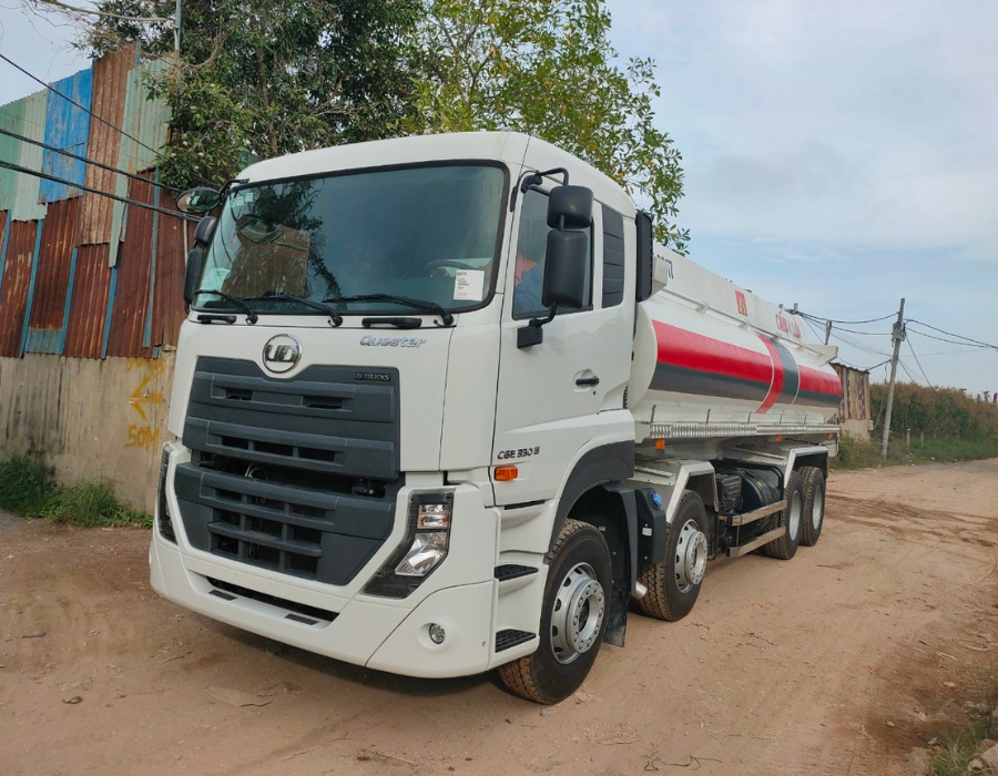 Đóng Mới Xe Bồn Trọn Gói UD 4 chân 23 khối